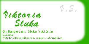 viktoria sluka business card